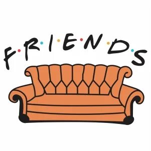 279 Friends Svg Couch SVG PNG EPS DXF File