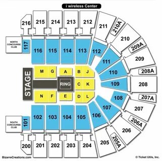 TaxSlayer Center Seating Chart Seating Charts & Tickets