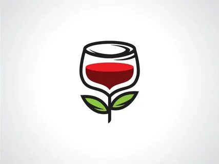Red Rose Wine Logo Template by Heavtryq on Dribbble