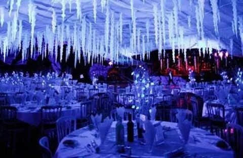 Beautiful icicle idea Fire and ice, Ice party, Prom themes