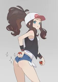 Safebooru - 1girl ass bangs baseball cap black vest blue eye