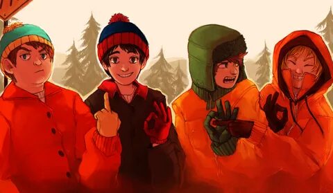 South park characters, South park anime, South park fanart