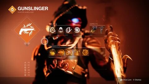 Destiny 2 Solar 3.0 builds Hunter.