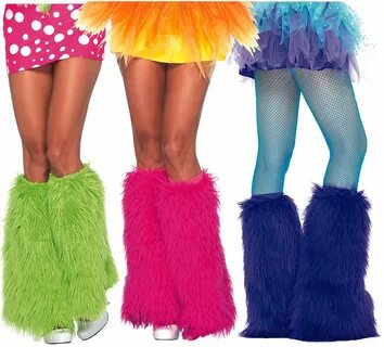 Hot Pink Faux Fur Gaiters - The North Pole Shoppe