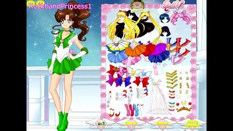 Online Sailor Moon Games - Sailor Moon Girls Dress Up Game -