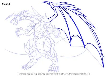 Step by Step How to Draw Viper Helios from Bakugan Battle Br