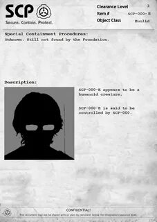 Scp Document Template 18 Images - Physical Documents Scp Fou