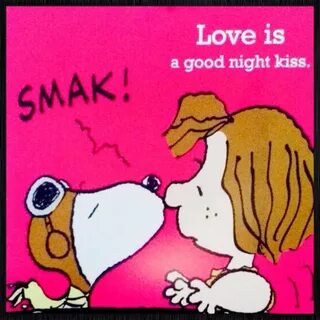 SMAK! 'Love is a Good Night Kiss', Snoopy and Peppermint Pat