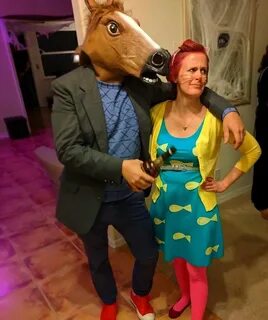 Bojack and Princess Carolyn go to a Halloween party https://