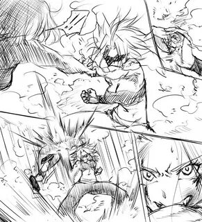 18-gou VS Caulifla Page 17 Of 36 dragon ball