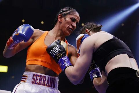Taylor edges Serrano as boxing history made at Madison Squar