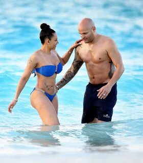 Melanie Brown in Blue Bikini -55 GotCeleb