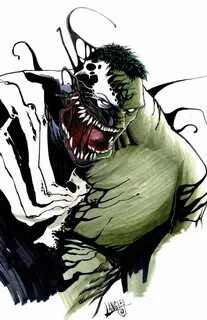 Venom Hulk Mashup Signed 11x17 Art Print Etsy Hulk art, Marv