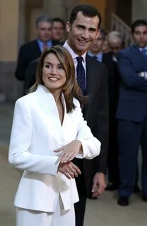 Princess Letizia showed off her engagement ring alongside Pr