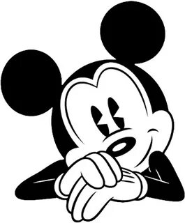 Png Library Stock Mickey Mouse Clipart Black And White - Vin