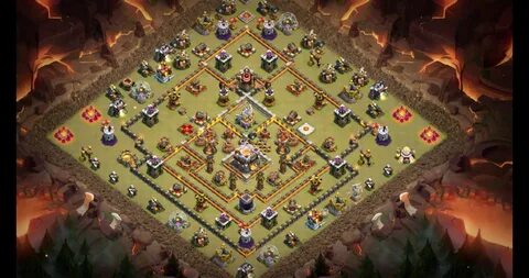 Clash of Clans Bases war for Town hall 11 - ClashTrack.com