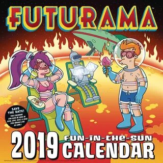 APR181390 - FUTURAMA 2019 CALENDAR - Previews World