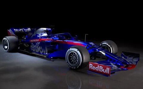 Скачать обои Toro Rosso STR14, side view, 2019 F1 cars, Form