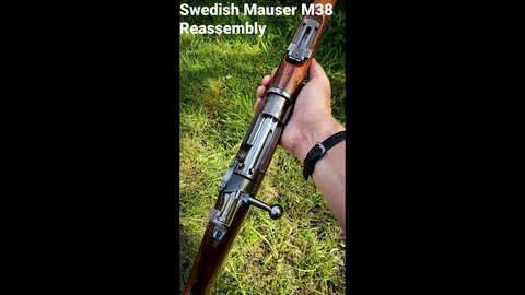 Swedish Mauser M38 reassembly - short - ASMR (play 2x speed)