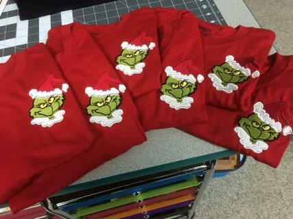 Grinch machine embroidery design - Cartoon Embroidery Showca