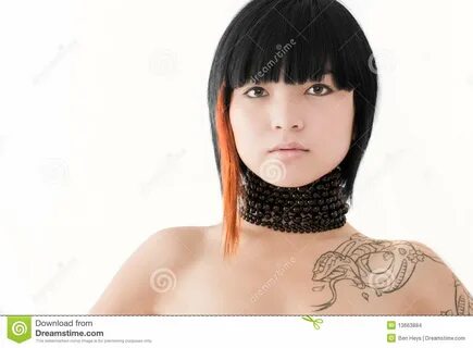 Asian punk hairstyle girl