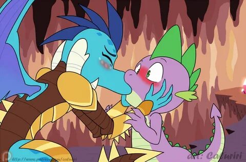 #1140202 - safe, artist:caluriri, edit, princess ember, spik