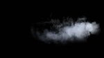 Smoke Flowing Over Black Backgroundsmoke: стоковое видео (бе