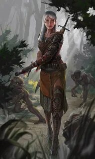 Witcher by ABUBU Warrior woman, Character portraits, The wit