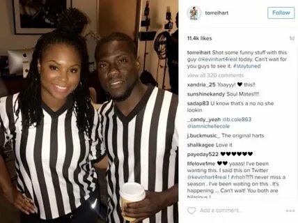 Kevin Hart is Working with his ex-wife Torrei Hart on A New 