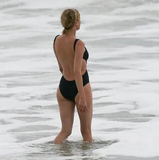 DIANE KRUGER in Swimsuit on the Beach in Costa Rica 08/10/20