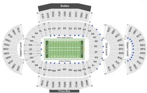 Gallery of penn state nittany lions football seating chart t