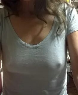 No bra at work. Again. As requested. - Imgur
