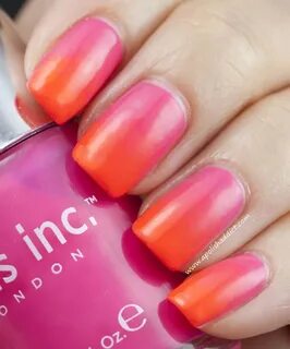 Nails Neon Gradient with Nails Inc Notting Hill Gate A Polis