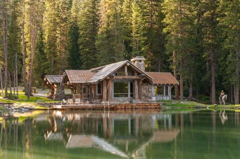 A Rustic Montana Cabin on a Private Pond is for Sale for $12