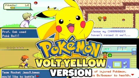 New Pokemon GBA ROM HACK With Pikachu as Starter, Team Rocke