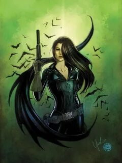 Fashion and Action: The Other Woman...Talia Al Ghul by Lynne