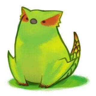 Oh my gosh that's the cutest Green Nargacuga ever! Monster h