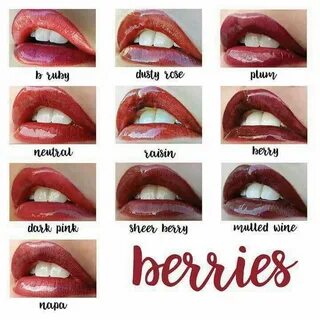 Lipsense color charts berries Berry lipsense, Lipsense, Lips