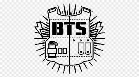 BTS Drawing Logo K-pop, другие, белый, текст png PNGEgg