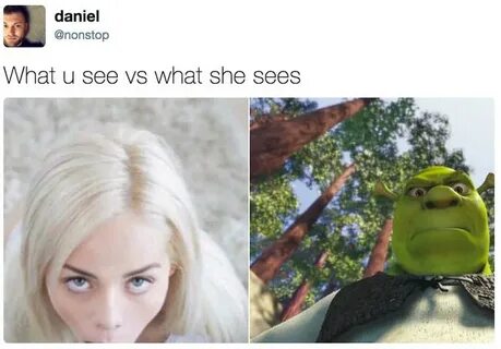 What You See vs. What She Sees Know Your Meme