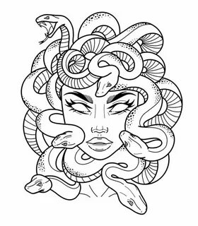 Medusa Tattoo design drawings, Medusa tattoo design, Tattoo 