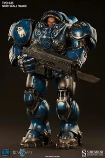 Starcraft II Tychus Findlay Sixth Scale Figure ready for act