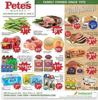 Pete's Fresh Market Ad Circular - 06/10 - 06/16/2020 Rabato