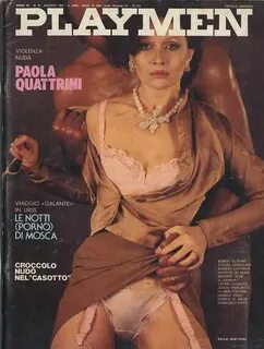 TATTILO EDITRICE - PLAYMEN 1977 ANNO 11 8, Paola Quattrini