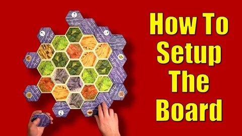 Game Rules - Settlers Of Catan - How To Setup The Board (HD)