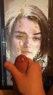 Maisie Williams Arya Stark - got Cum Tribute: Gay Porn 87 xH