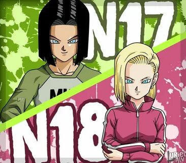 N17-N18 DRAGON BALL SUPER Dbz, Anime Dragon, Dragon Art, Dragon Ball Z, Sai...