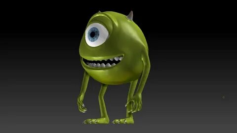 ZBrush - Mike Wazowski - YouTube