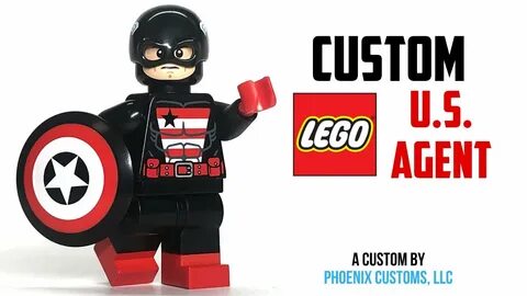 Custom LEGO U.S. AGENT Minifigure from Phoenix Customs - You