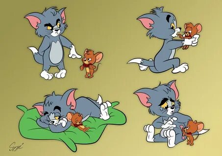 Little Tom and Jerry Poses Tom and jerry cartoon, Tom and je